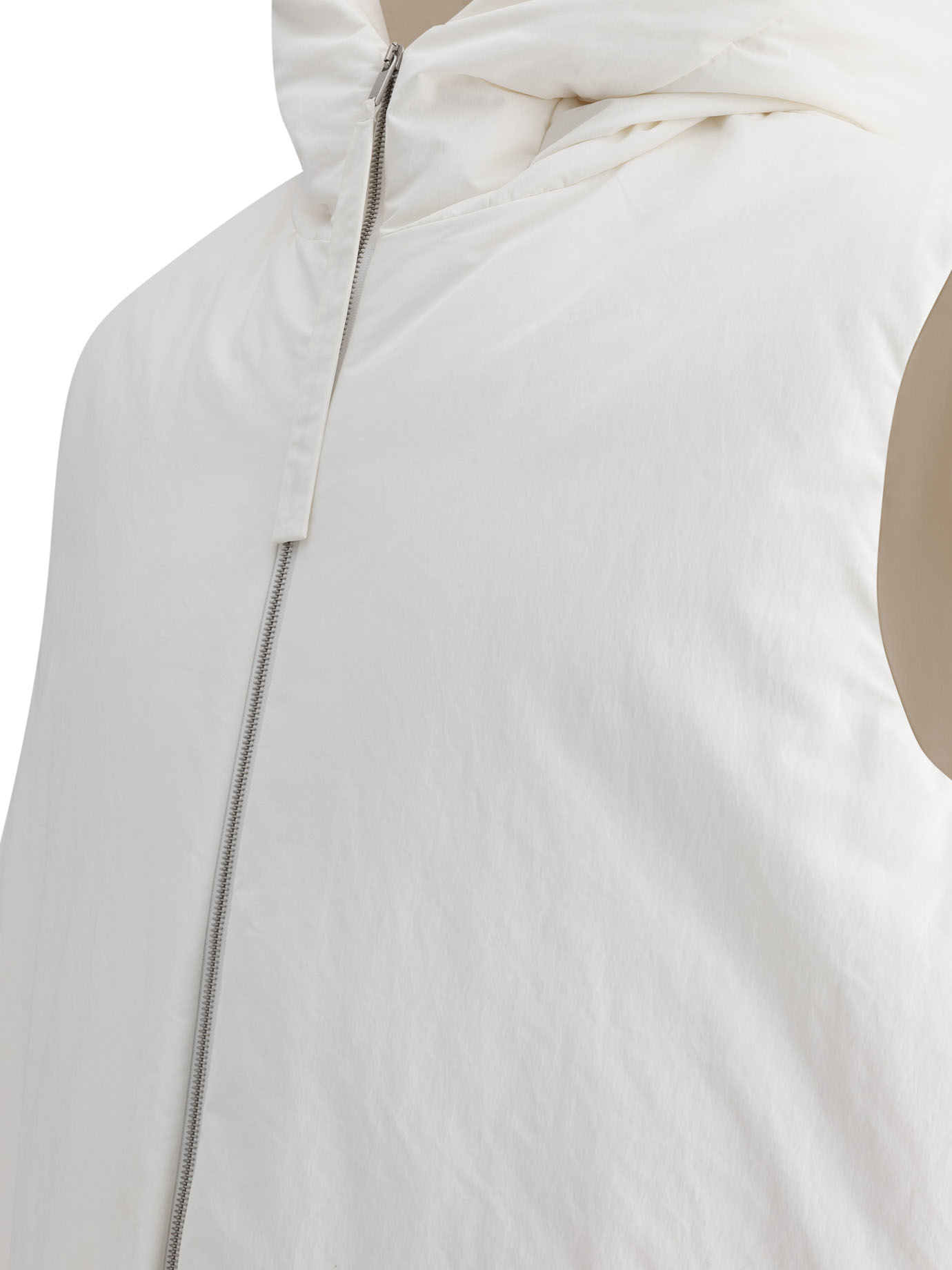 JIL SANDER White Down vest